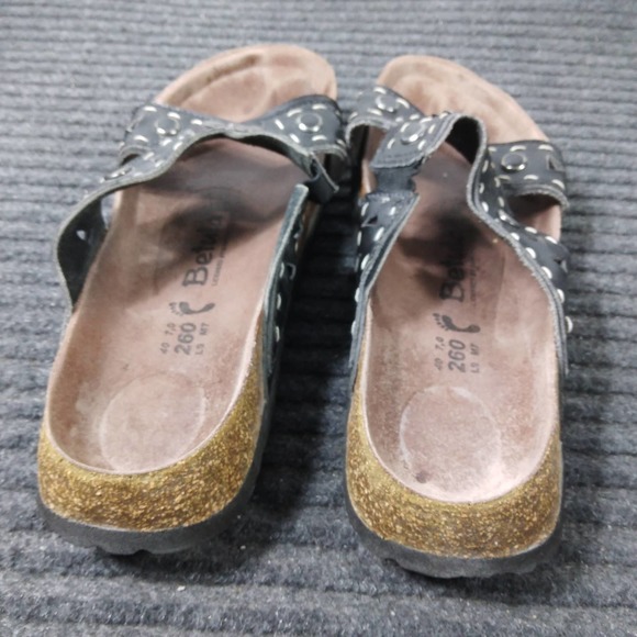 Betula By Birkenstock Joyce Women Men Leather Sandals Black - Picture 3 of 6